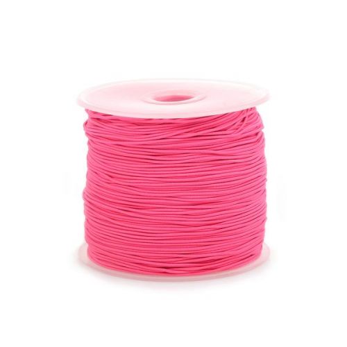Elastiek Fluor Pink 1mm (5 Meter)