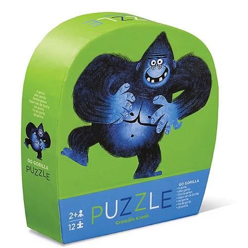 12 Pc Mini Puzzle/go Gorilla