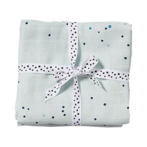 Burp Cloth 2-pack Dreamy Dots Blue