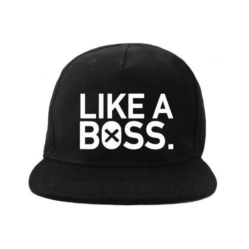 Cap Like A Boss Black