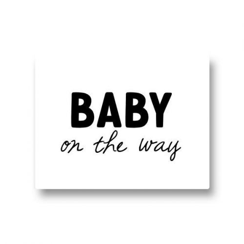 Stickers - Baby On The Way (5 Stuks)