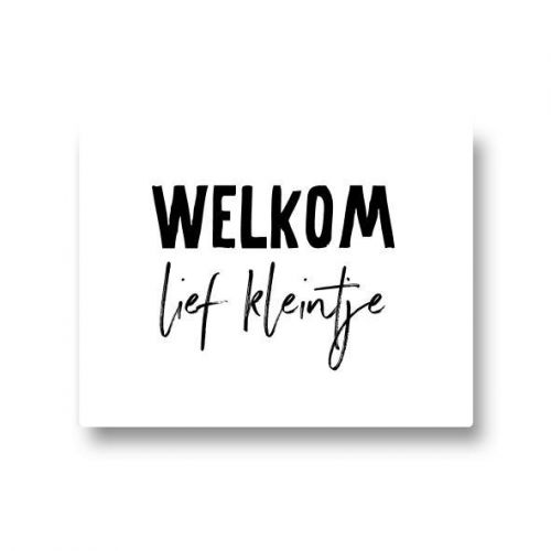 Stickers - Welkom Lief Kleintje (5 Stuks)